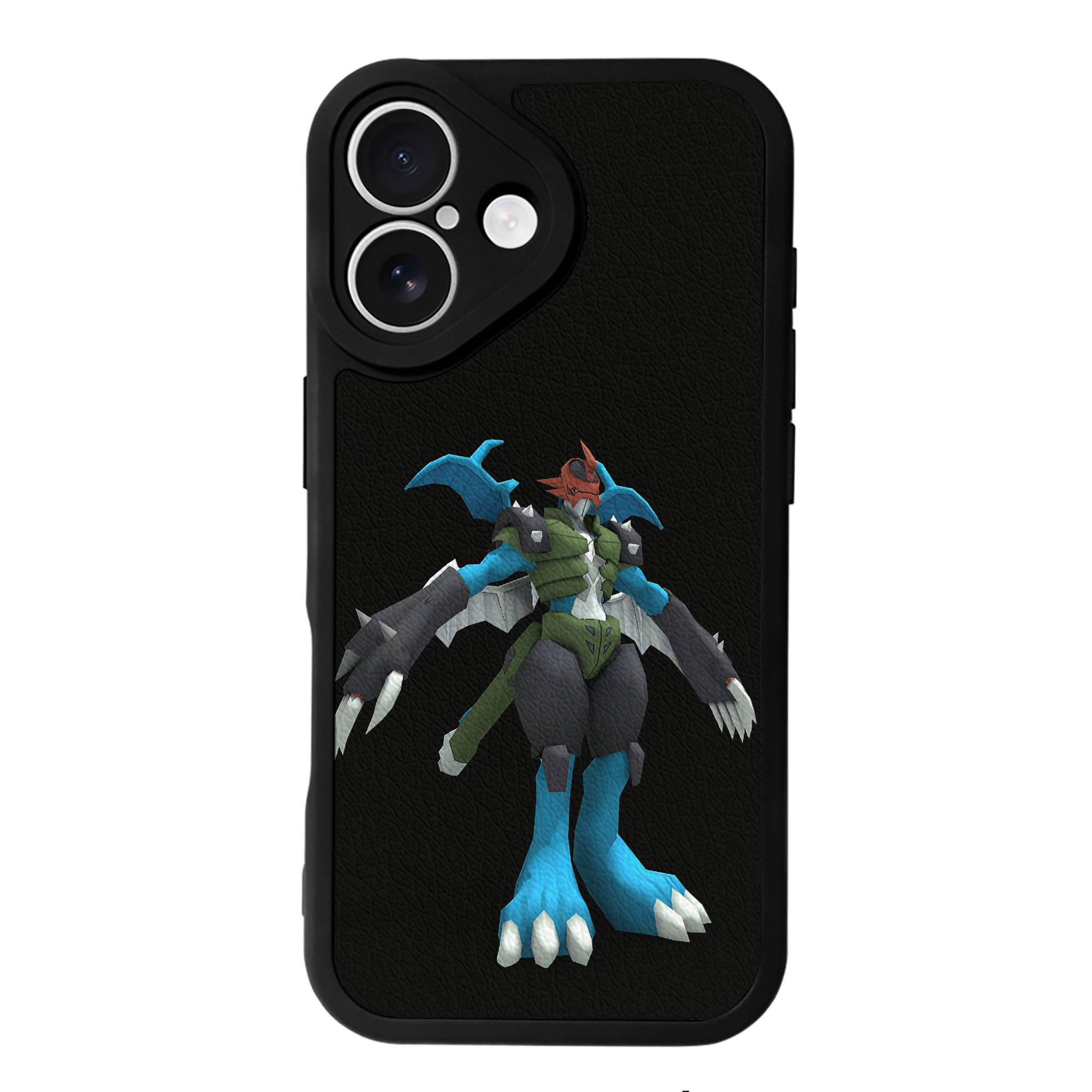 （画像用） Digimon デジタルモンスター/デジモン 【iPhone 16シリーズ対応】シリコンスマホケース（レザー調） 材質：シリコン